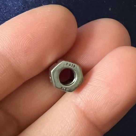 Retired Pandora Faith Hope Love Heart Anchor Cross Bead Charm Sterling Silver - Picture 5 of 5